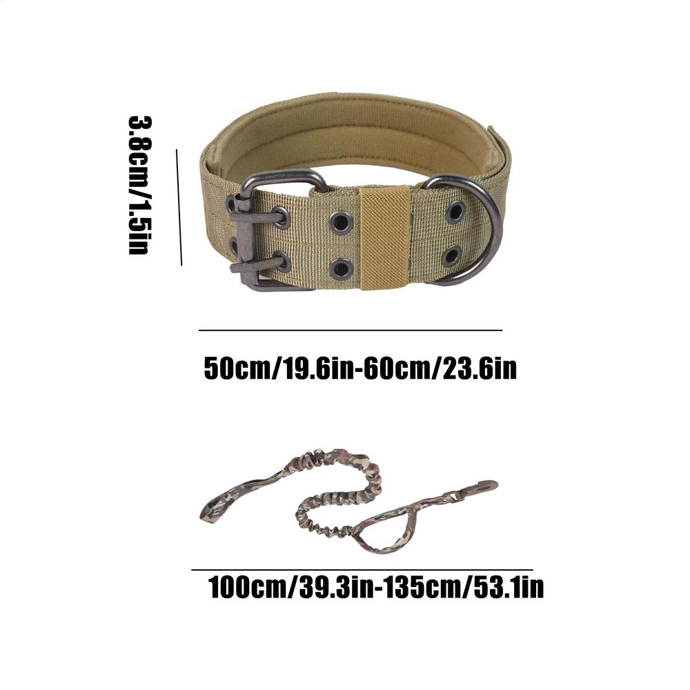 Collar For Dogs Wide Pet Traction Supplies With Leashes Wide Collar For Dogs For Walking Exercise Obedience Training Camping