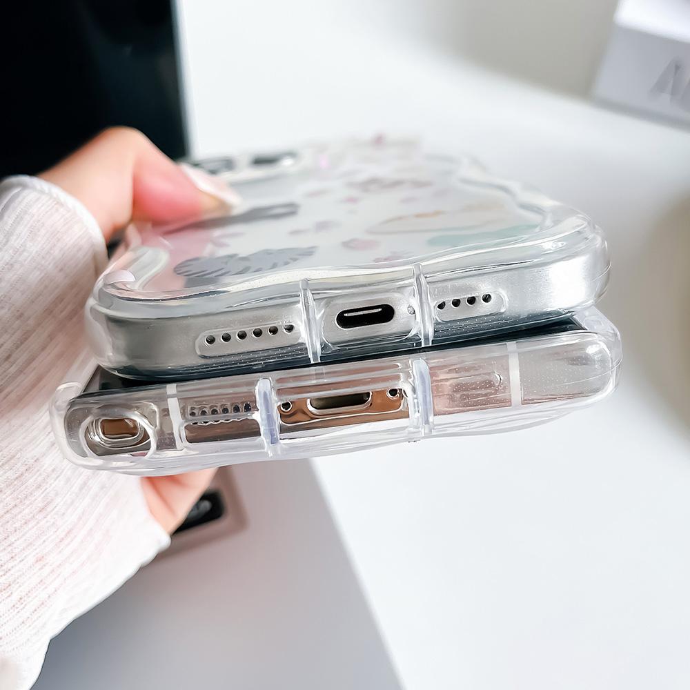 Wrist Chain Phone Case For iPhone 15 14 13 12 11 Pro Max 6 7 8 Plus XS Max XR Cute Cat Star Bead Bracelet Strap Lanyard Cover