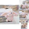 Adorable Realistic Rabbit Plush Keychain With Soft Pp Cotton Stuffing Cute Keyring Toy Perfect For Couples And Car Bags