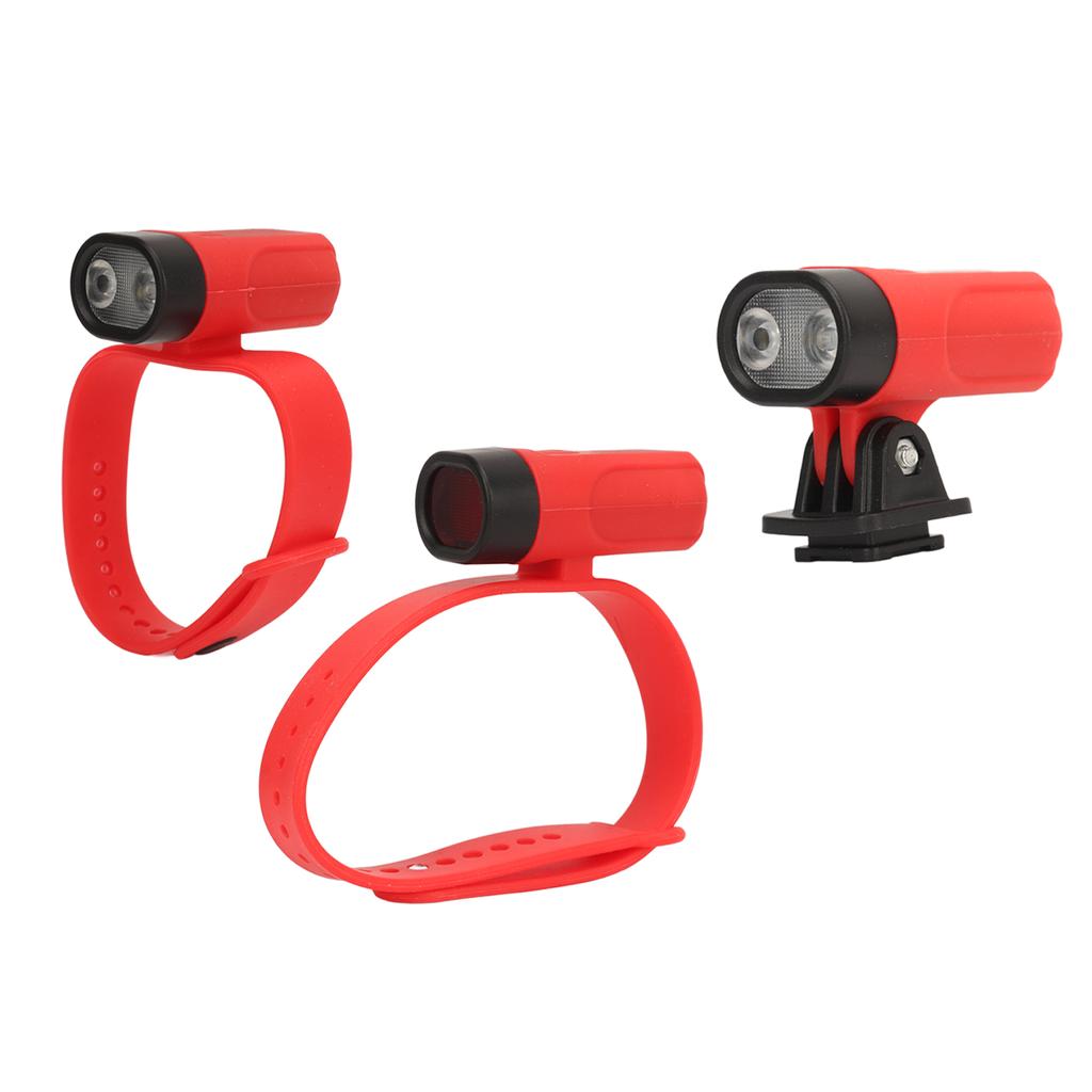 3Pcs USB Rechargeable Wrist Band Torch Wrist Ankle Light Flashlight  Helmet Light Torch Outdoor 