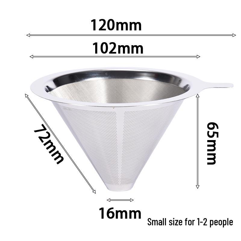 Double-Layer Coffee Filter Screen for Hand-Grinding, Cold Brew, or Pour-Over 5000+ Pieces