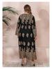 India-Middle East Plus Size Women's Spring Dress - Loose, Slimming Long Maxi for Malaysia