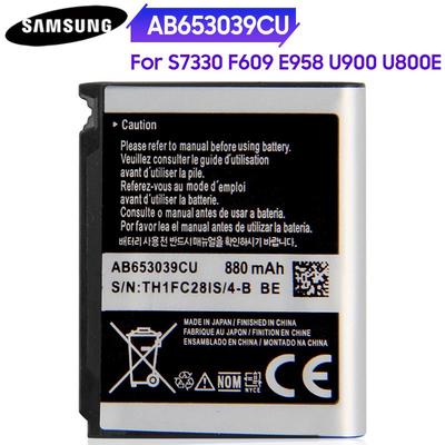Samsung Original Replacement Battery AB653039CE AB653039CU For Samsung S7330 F609 E958 U900 U800E 880mAh