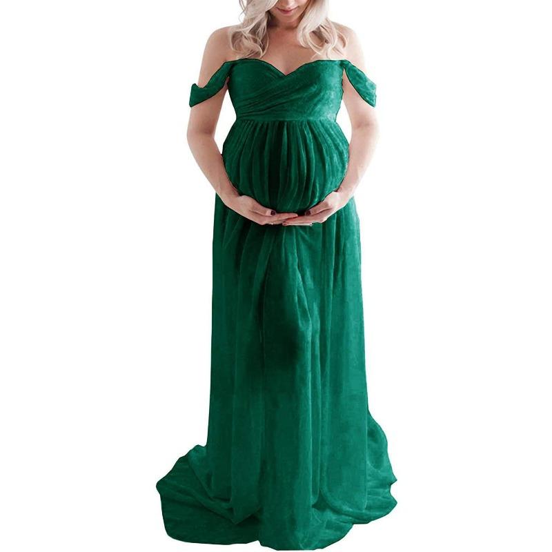 Pregnant Women, Photo Dresses, Pregnant Women Mopping Floor Dresses Before Taking Pictures