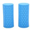 2PCS Barbell Grips Silicone   Thick Prevent Slip Dumbbell Grip for Gym Weightlifting Black