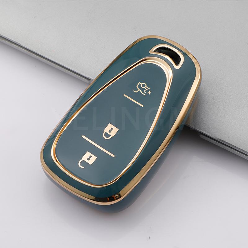 New TPU Car Key Case Key Cover For CHEVROLET Cruze Spark Camaro Volt Bolt Trax Malibu Captiva Equinox Trax Tracker AVEO Lova