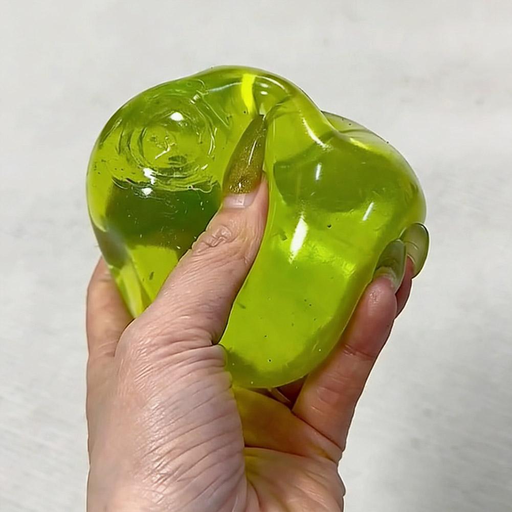 Grüner Apfel Blaue Maltose Squishy Spielzeuge Anti Stress Sensorische Fidget Spielzeuge Weiches Simuliertes Transparentes Langsam Rückprallendes Dekompressionsspielzeug