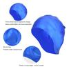 1Pc Sports Swim Silicone Hat Stretchy Comfortable Long Hair Ear Protector Hat for Swimming Pool