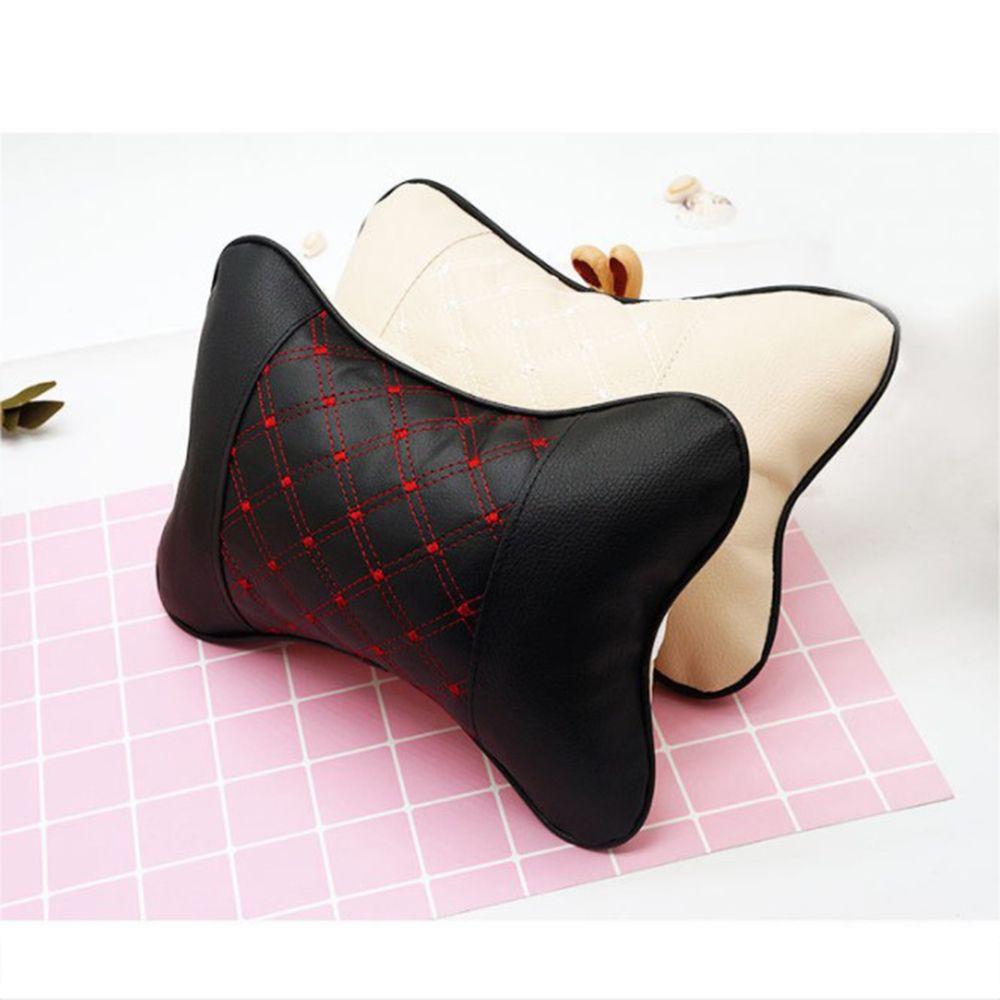 New Cotton Safety Bone Head Neck Rest Pillow Car Seat Headrest Restraint Cushion Pad