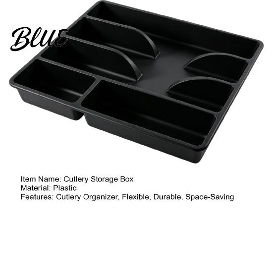 Cutlery Tray for Drawers Drawer Organizer Multi-Compartment Plastic Utensil Tray Space Adjustable Kitchen Saving Durable Storage Home Organizer