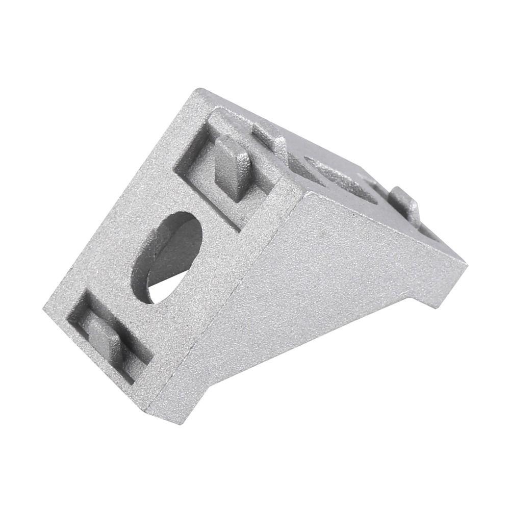 10pcs Silver Corner Bracket Aluminum Alloy L Shape Bracket Aluminum Extrusion Profile