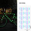 Colorful Reflective Wheel Stickers for Bikes and Motorcycles - Safety Fluorescent Strips