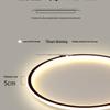 2025 Modern LED Ceiling Light with Remote Control - Minimalist Style for Master Bedroom & Living Room