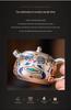 Dunhuang Gilded Silver Tea Set: Perfect Gift for Elders, Teachers, Corporate Events, or International Souvenirs.