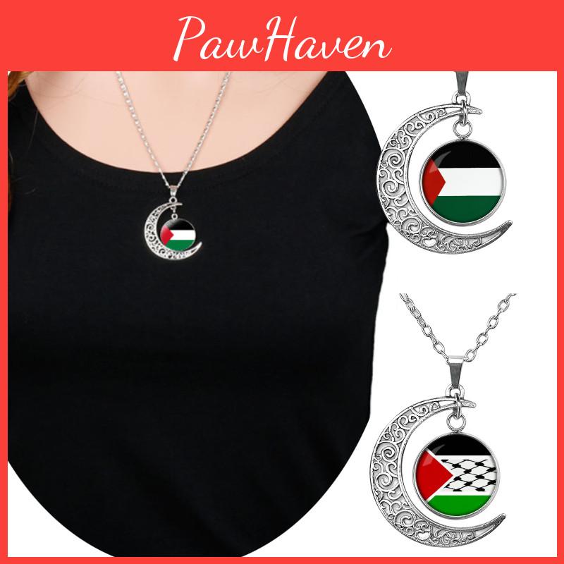 Handcrafted Retro Pendant Necklace With Hollow Moon Design Geometric Style Unisex 15g