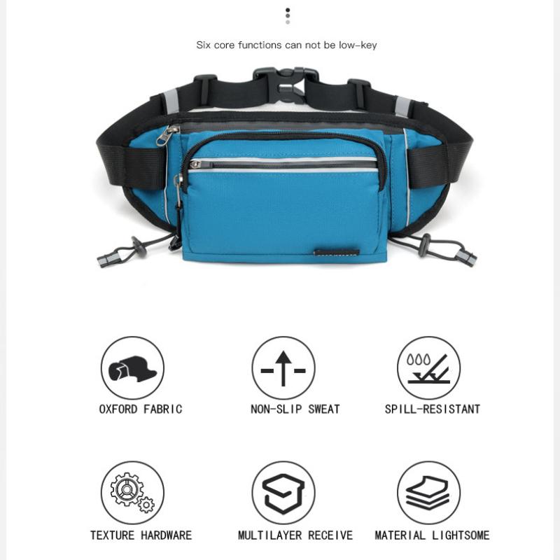 Outdoor Sport Bauchtasche Multifunktionale Offroad-Lauftasche Unisex Freizeitgürtel Hüfttasche Handy Bauchtasche Nachtlauf Ausrüstung Zubehör