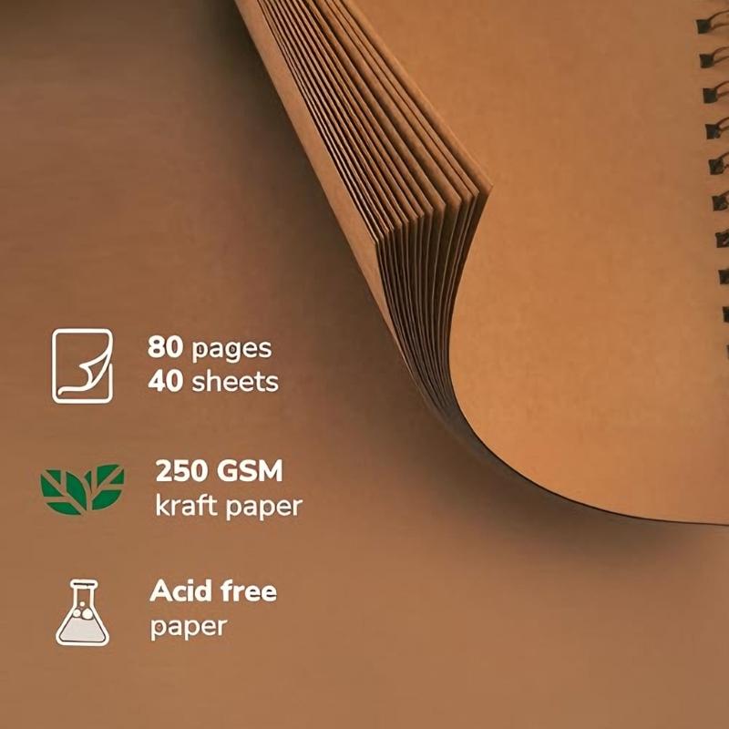 Spiralbindung Design DIY Scrapbook-Album für Jubiläumsprojekte mit 80 Seiten und Hardcover für Personalisierungen