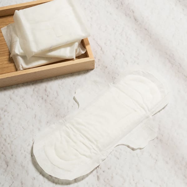 Reine Baumwolle Zero Zero Flügeltyp 4er-Pack Groß