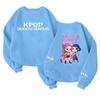 Children's Fashionable Lightweight Long-sleeved Round Neck Pullover With Pockets Printed Pullover