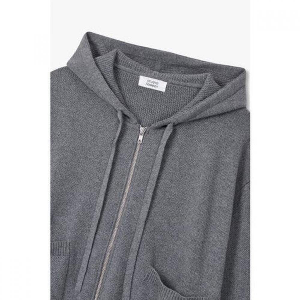 Studio Tomboy Hooded Zip Up Cardigan 9176351972