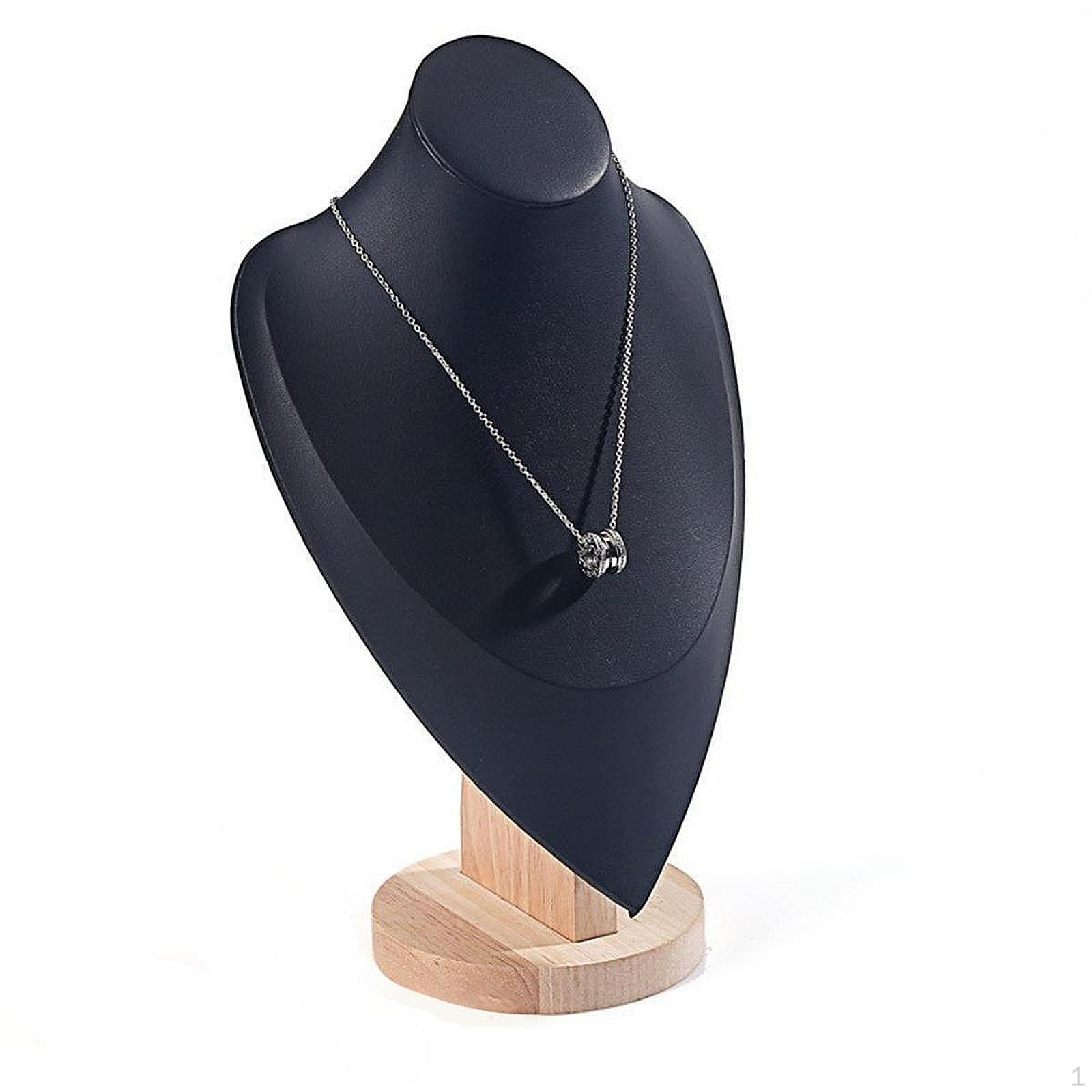 

Jewelry Display Bust Stand for Necklaces, Retail Store Countertop Holder Small