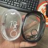 Lightweight Transparent Bag Charm with Built In Charger for Convenience