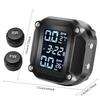 Motorcycle Wireless TPMS Real Time Alerts Waterproof LCD Display External Sensors Tire Pressure Temperature Monitoring System
