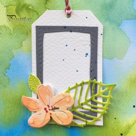 Rectangle Frame Cutting Die DIY Scrapbook Paper Cards Making Stencil Mold Decor