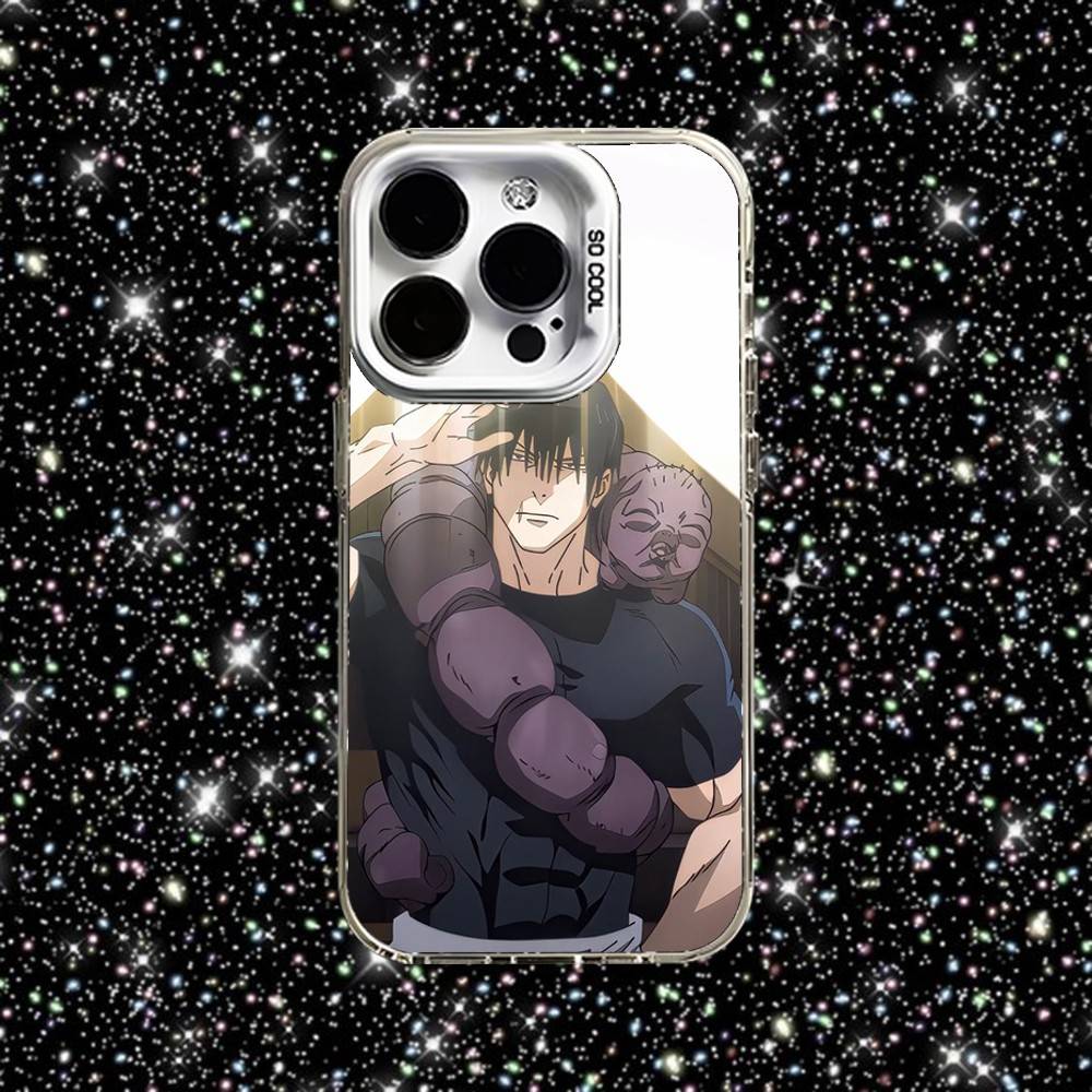 Toji Jujutsu Kaisen Fushiguro Phone Case For iPhone 16,15,14,13,12,11,Pro,XS,Max,Plus,Mini,SE White Candy Matte Shockproof Cover