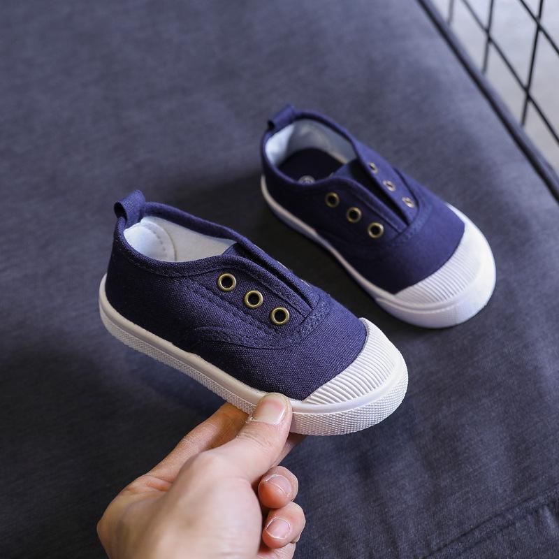 Scarpe da ginnastica in tela stile coreano per bambini - Scarpe casual alla moda per primavera e autunno per ragazzi e ragazze