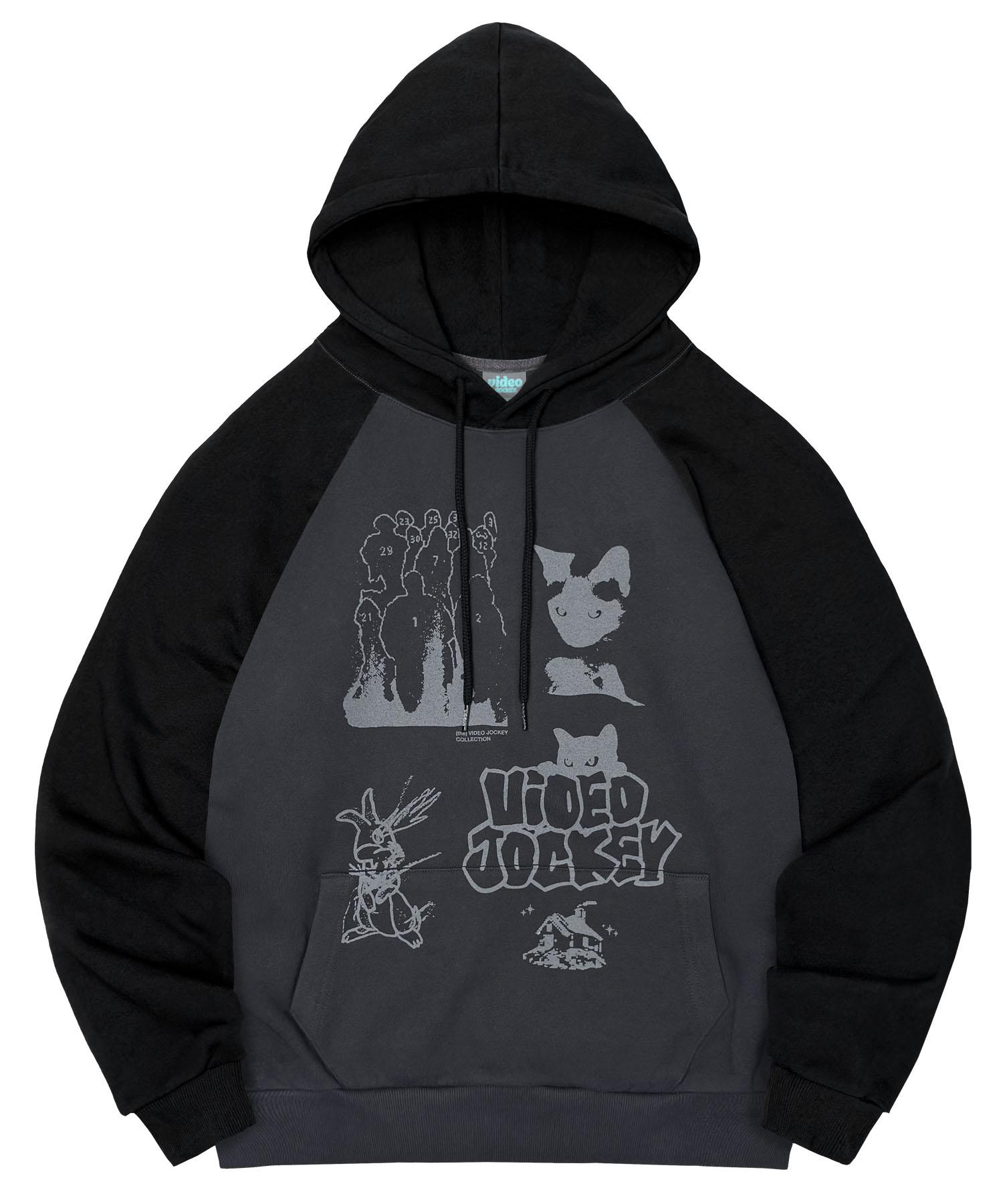 Video Jaki Our Night Is Beautiful Raglan Hoodie [Charcoal] M