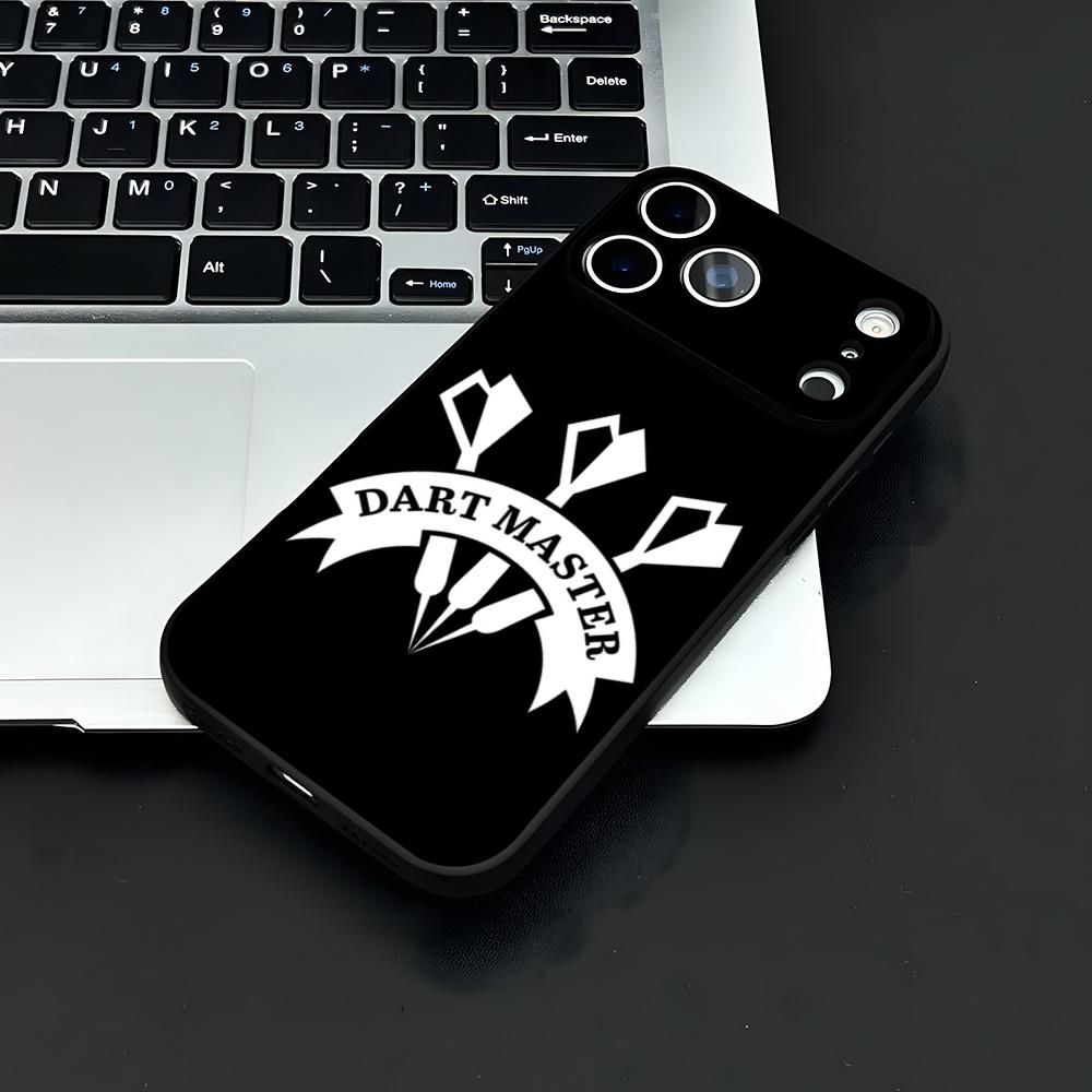 

Playroom Dart Printed Phone Case For IPhone 17 Air 16 E Pro Max 15 14 13 Mini 12 Pro 11 Max Plus Black Soft Shell iPhone 13ProMax
