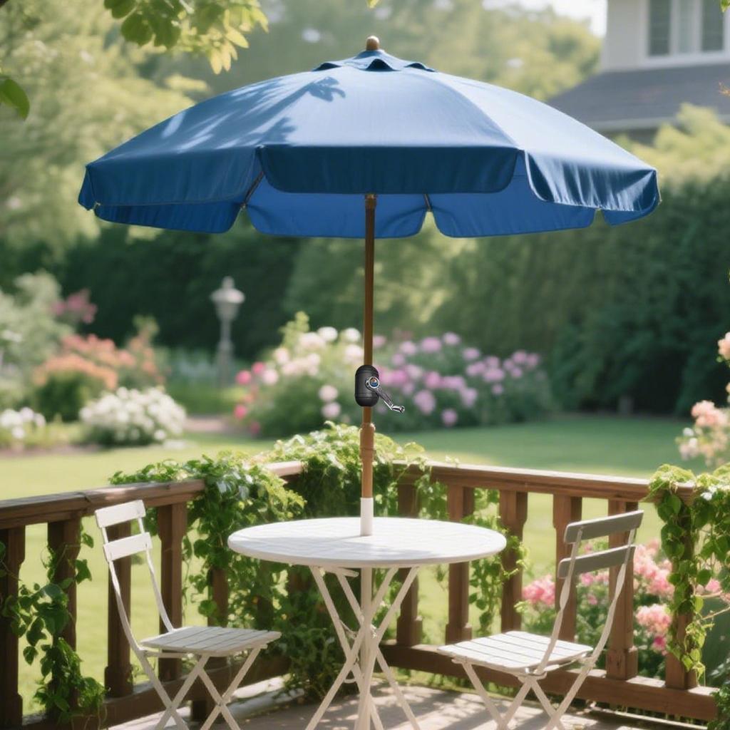 Patio Umbrella Parts Space-saving Parasol Parts Hand Cranked Long-Lasting Middle Column Umbrella For Balcony Pool Picnic Terrace