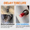 EKIND Tire Air Valve Cap, Gunmeta, 5 Piece Set, Car, Motorcycle, Dress Up Parts,