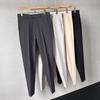 Black Small Pants Nine-point Casual Pants Men's Spring and Summer Straight Loose Trend Casual Versatile Large Size Trousers
