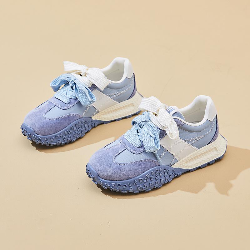 New Dad shoes for women, fashionable thick-soled sports single shoes