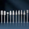 10pcs/set Tungsten Carbide Rotary Burr Set Carving Burr Bits with 3mm Shank 6mm Bit for Wood & Stone Carving, Steel Metal Working