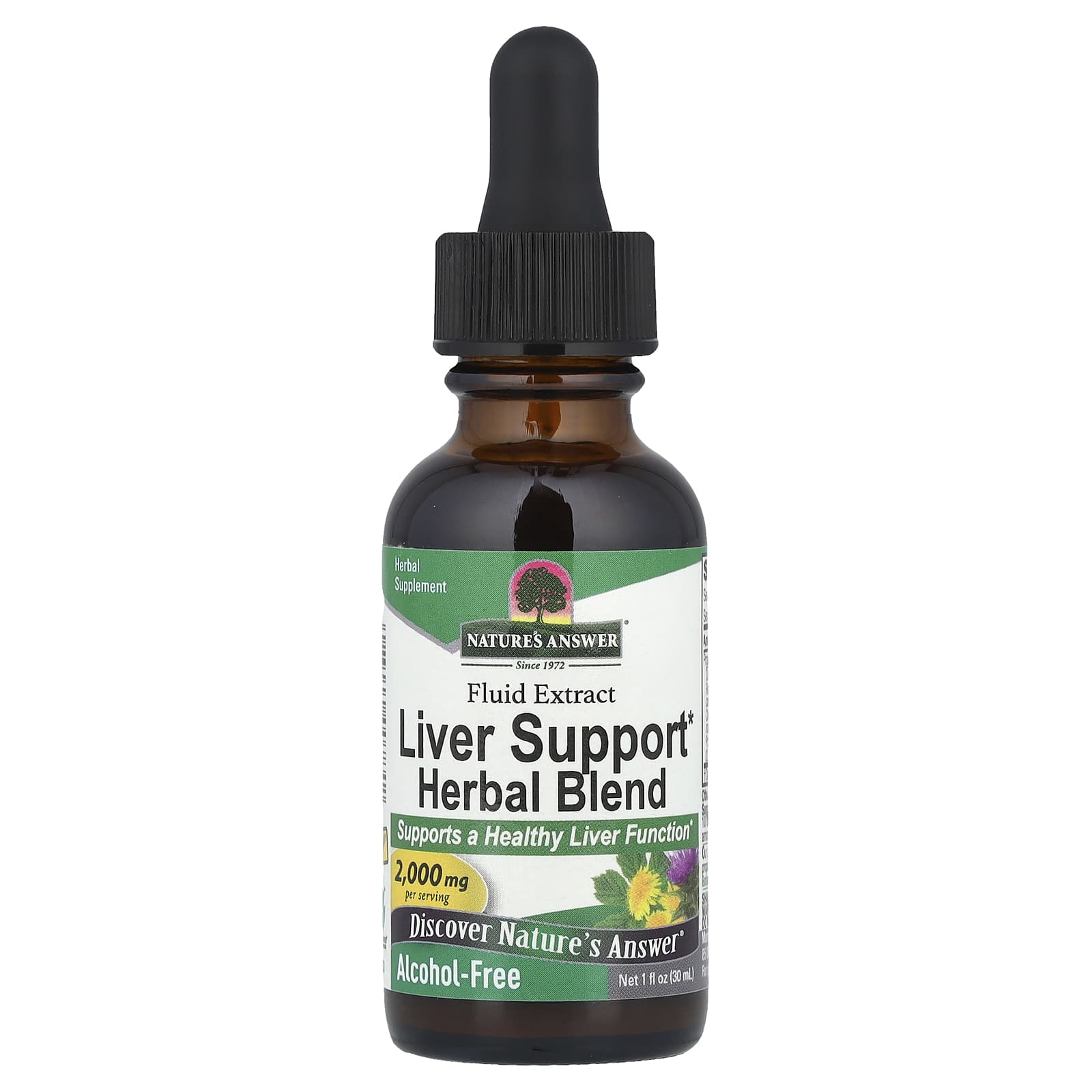 

Nature S Answer, Liver Support Herbal Blend, Liquid Extract, Alcohol Free, 2,000Mg, 30Ml (1Fl Oz)