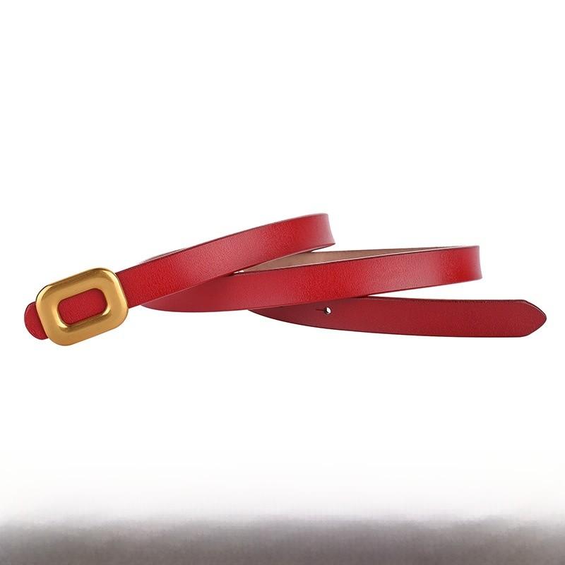 Fashion Women Belt With Alloy Buckle And Faux Leather For Casual And Office Wear Style A