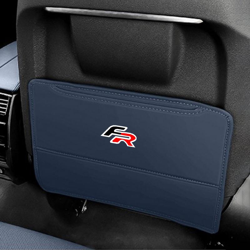 Autositz-Rückenlehnen-Aufbewahrung Hinten Verschleißschutz Rückenlehne Anti-Kick-Pad Für Seat FR Leon Ibiza Altea Exe 5f TARRACO Auto-Innenzubehör ibz023