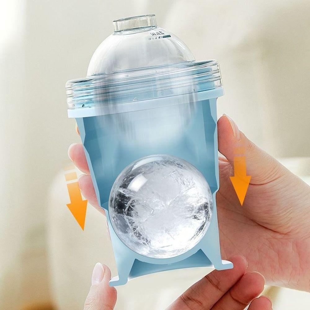 Dopamine Foldable Ice Ball Cup Portable Silicone Water Bottle Press Easy Demoulding Ice Cube Tray