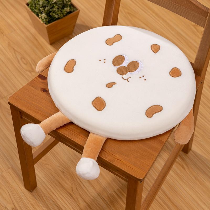 Kreative Kekse Kissen Runde Form Kekse Mit Bein Gefüllte Plüschtiere Realistisches Essen Snack Sitzkissen Plüschtier Requisiten Geschenke