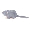 Jucărie de pluș șoarece amuzantă cu simulare înaltă, șoarece gri umplut, păpușă animal, decorațiune pentru copii băieți