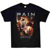 Tricou Oficial Metal Band Pain Australian Tour S-XXL Negru Nou