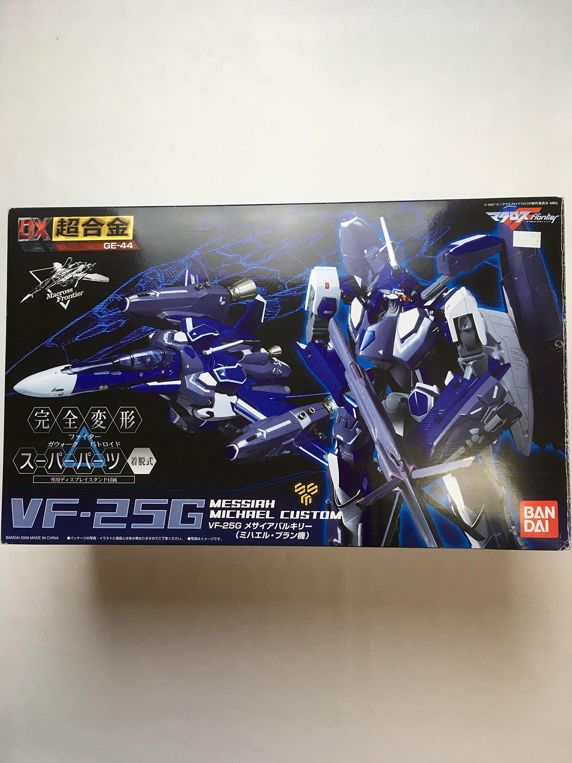 

TAMASHII NATIONS DX Chogokin Macross Frontier Messiah Valkyrie VF-25G (Michael Blanc s Machine) синий