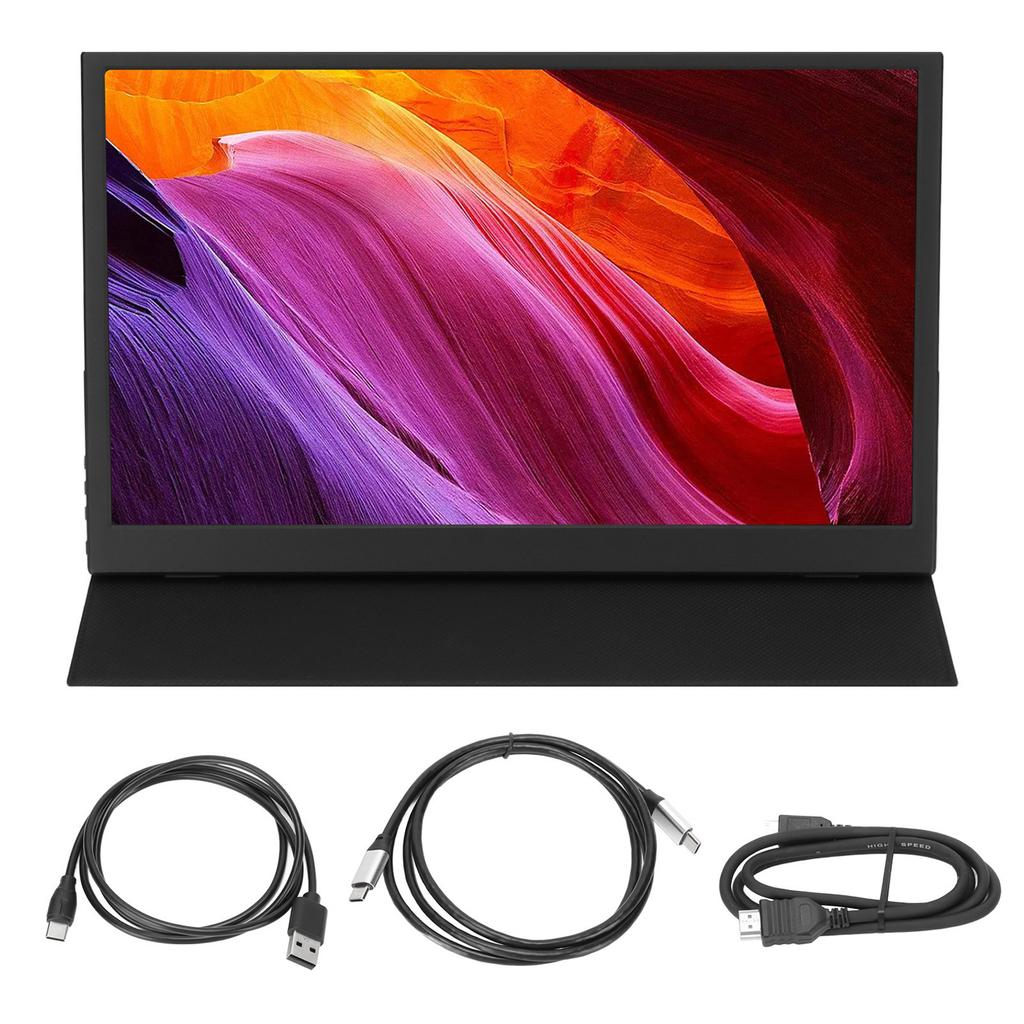 Portable Monitor 15.6 Inch 1080P Support Micro USB USB C Mini HD Multimedia Interface IPS Gaming