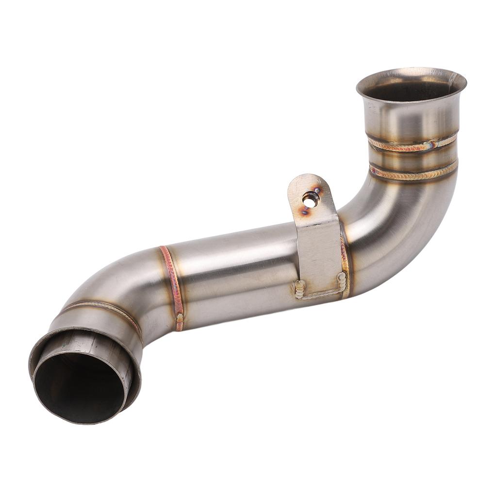 Motorcycle Middle Exhaust Pipe Stainless Steel Silver Rustproof Heat Resistant Replacement For Adventure 790 2019‑2022