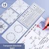 Transparenter Kompass für Schüler: Mathe-Lernwerkzeug-Set