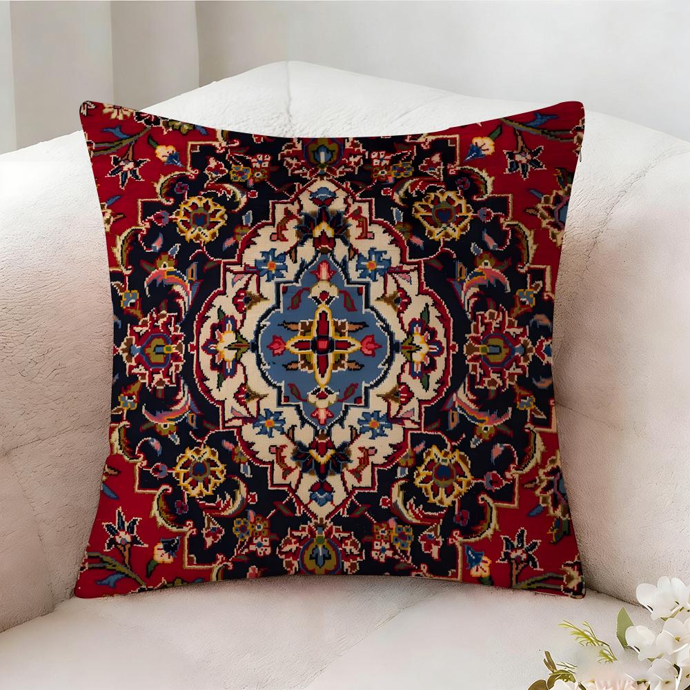 Persian Style Pillow Case Pillowcase Doublesided Printed Sofa Cushion Bedroom Headboard Pillow