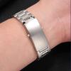 [HiCycle2] This is a 22mm wide, thick stainless steel watch bandbracelet compatible with 45.5mm Omega Planet Ocean Speedmaster watches.